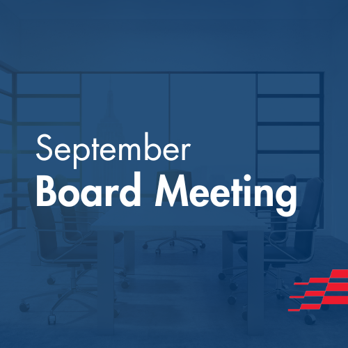 September Board Meeting